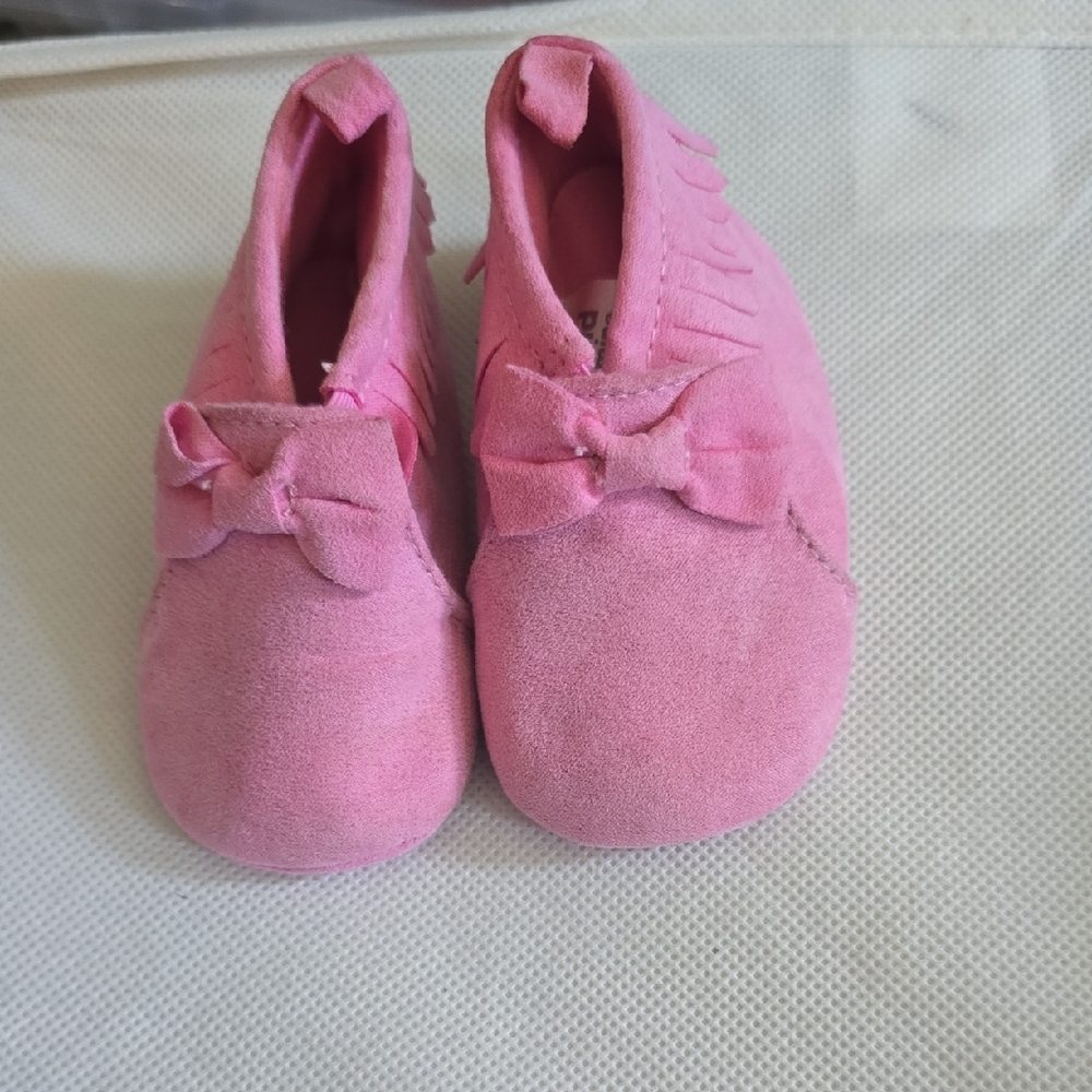 Carter's Pink Kids Moccasins